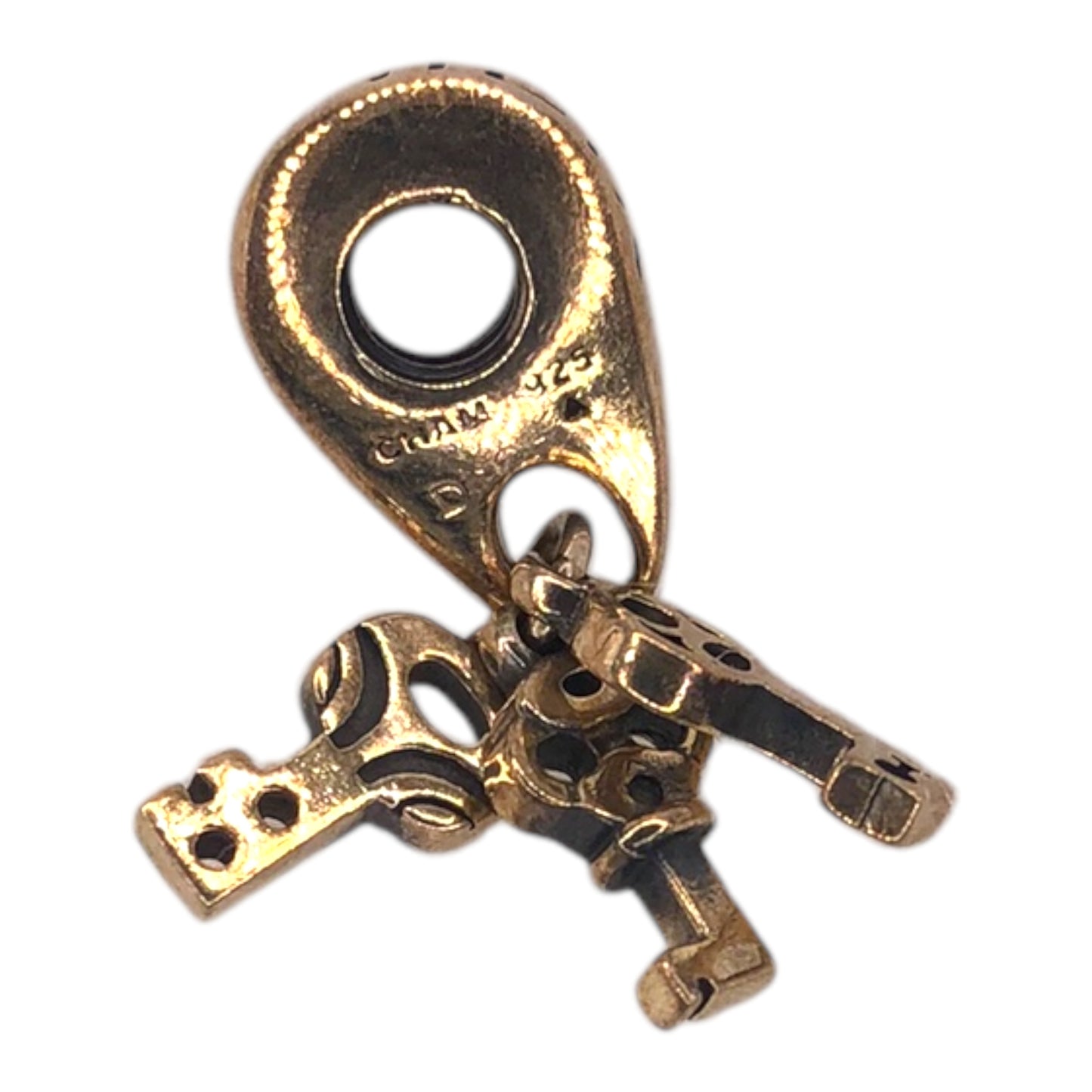 Chamilia Hanging Keys Charm Bead - Retired
