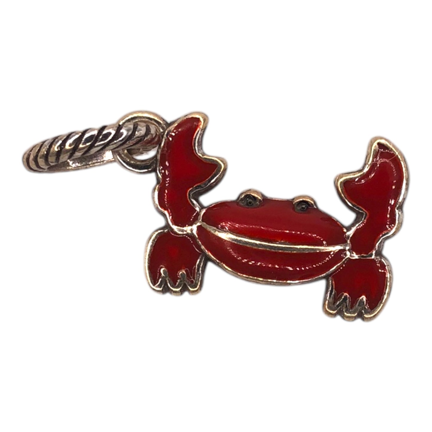Brighton Red Enamel Crab Charm - Retired