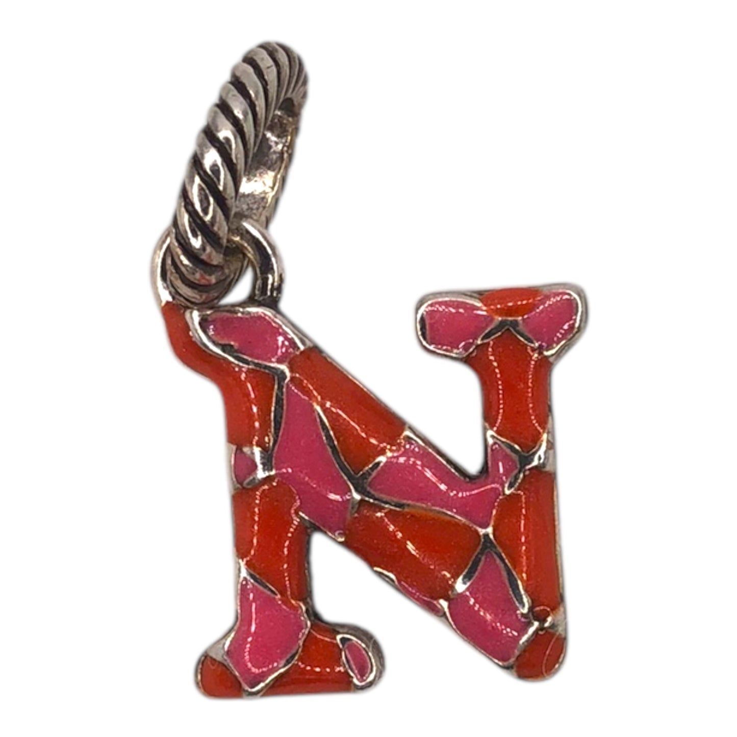 Brighton Enamel Alphabet "N" Charm - Retired