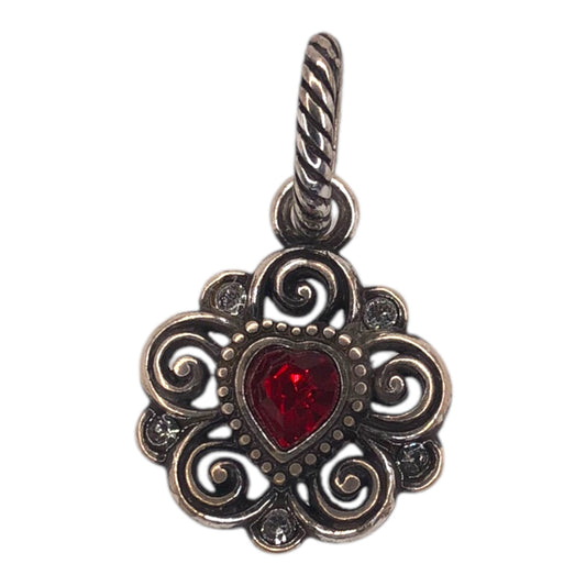 Brighton Birthstone Heart July (Ruby) Charm - Retired